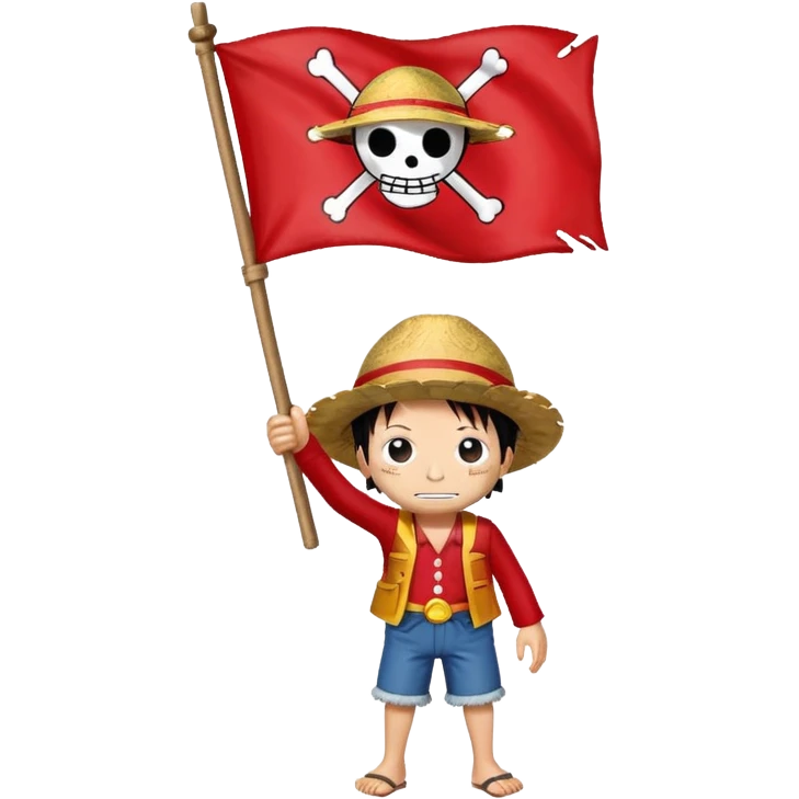 Luffy flag emoji