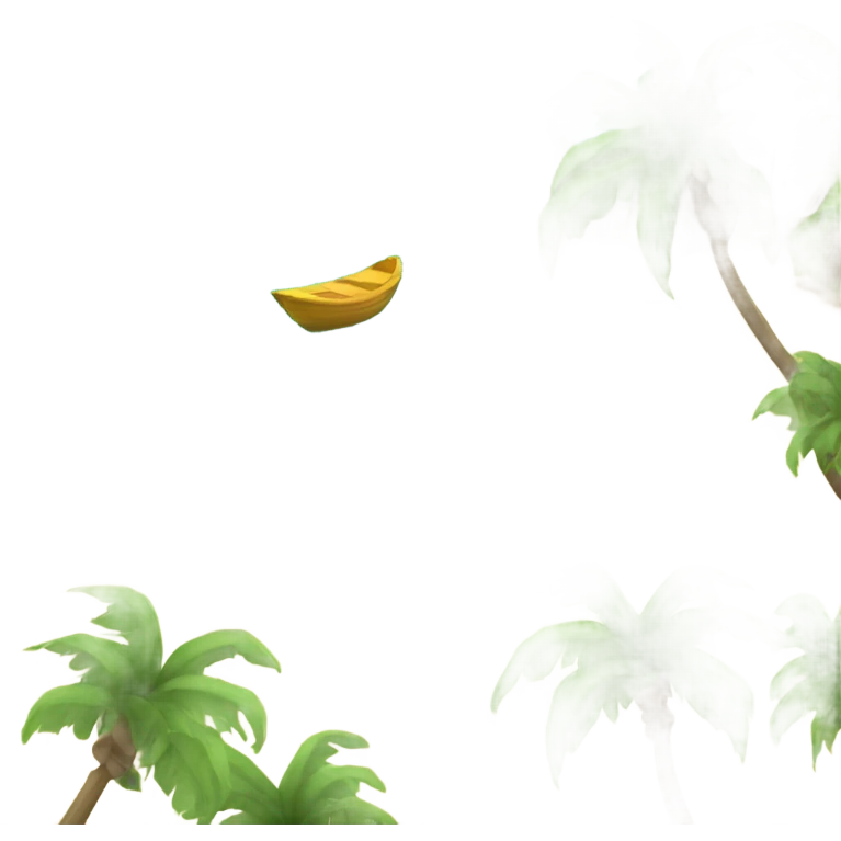 Tropical beach  emoji