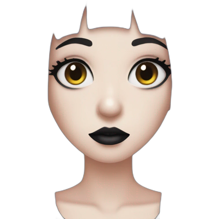 big tissu goth girlfriend emoji