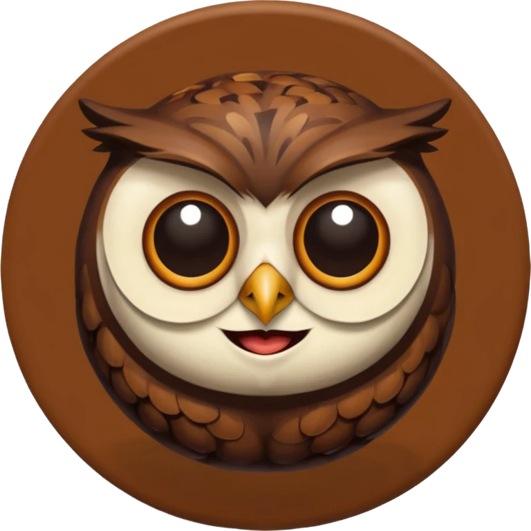 owl logo for cafe emoji
