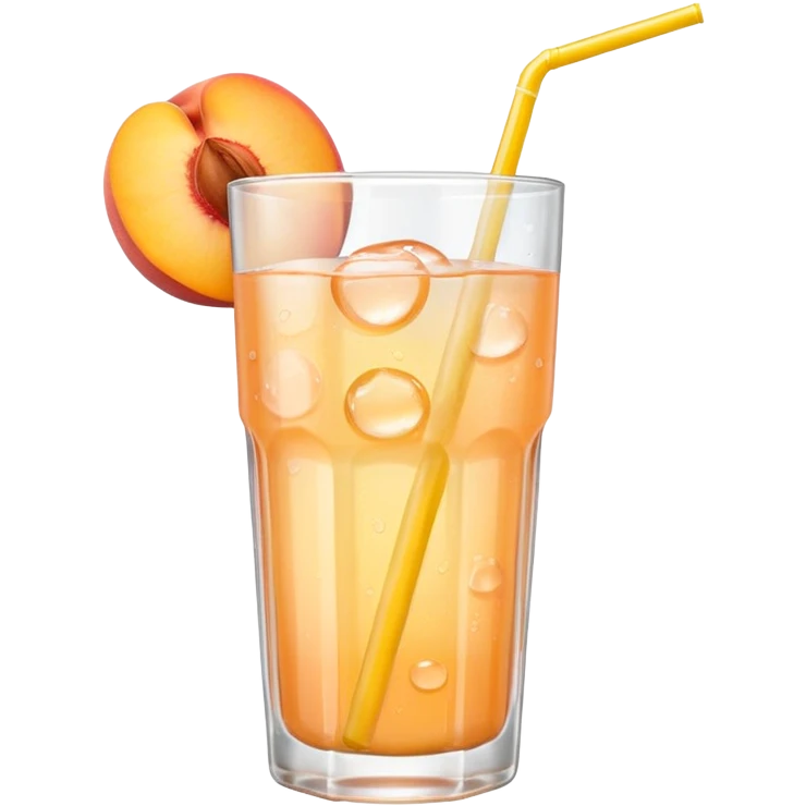 Peach lemonade emoji