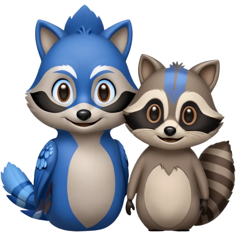 Mordecai and rigby emoji