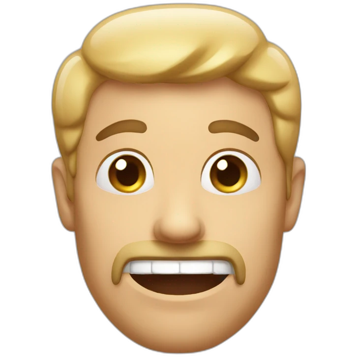 Man drooling emoji