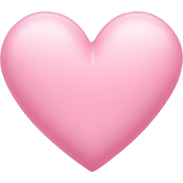 pink pastel heart emoji