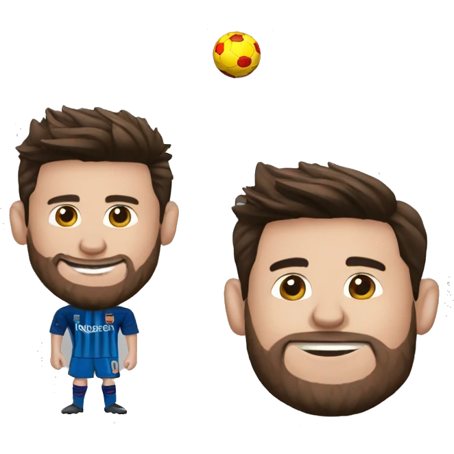 Messi sur ronaldo  emoji