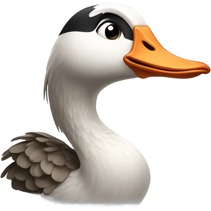 Silly goose emoji