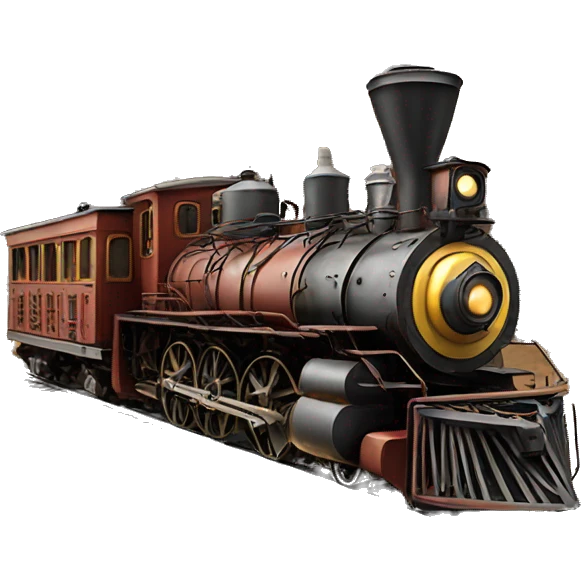 Old western train  emoji