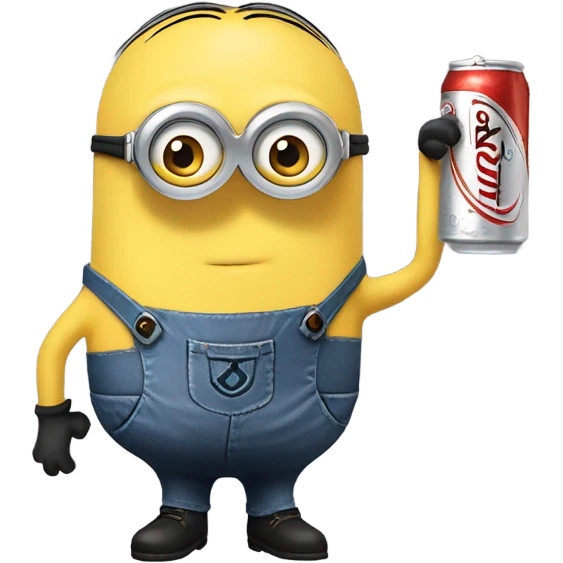 Minion holding a coors light  emoji