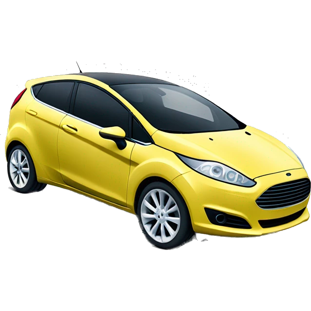 elon musk in a ford fiesta 6 with turbo emoji