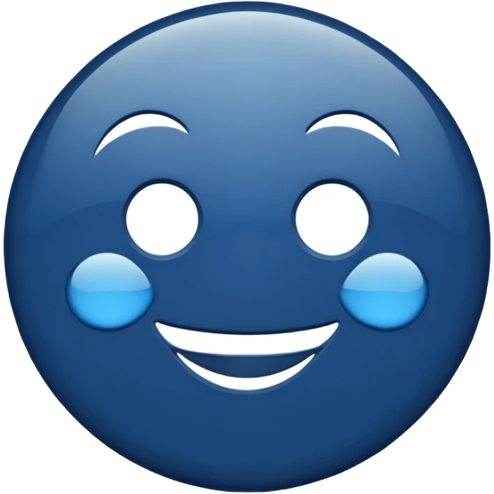 navy blue icon emoji