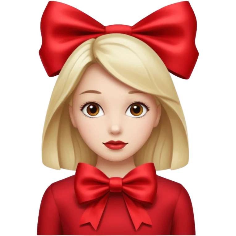 Woman with giant bow gift






























 emoji