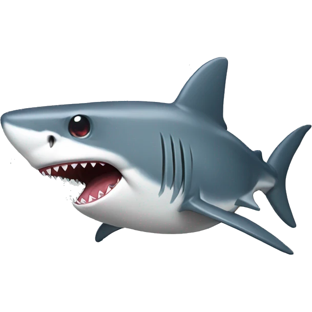 Shark pee in mause emoji