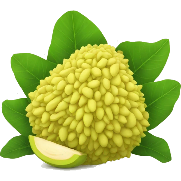 jackfruit cartoon emoji