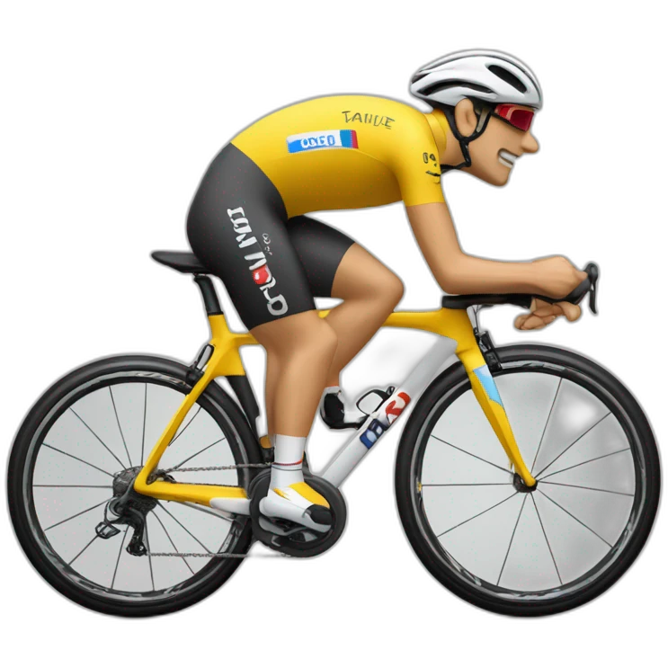 Faire un tour de France pour la France emoji