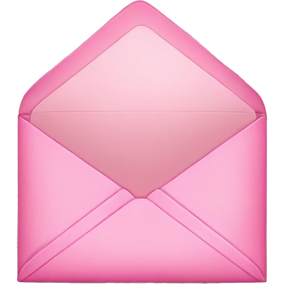 Pink envelope  emoji
