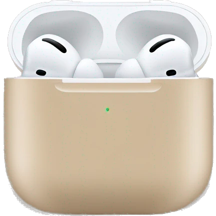 AirPods Pro beige  emoji