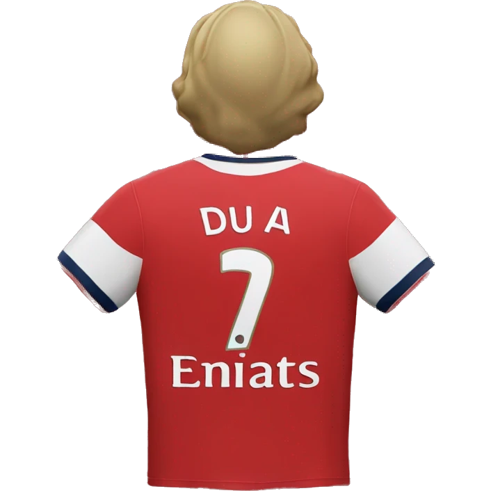 Arsenal jersey emoji