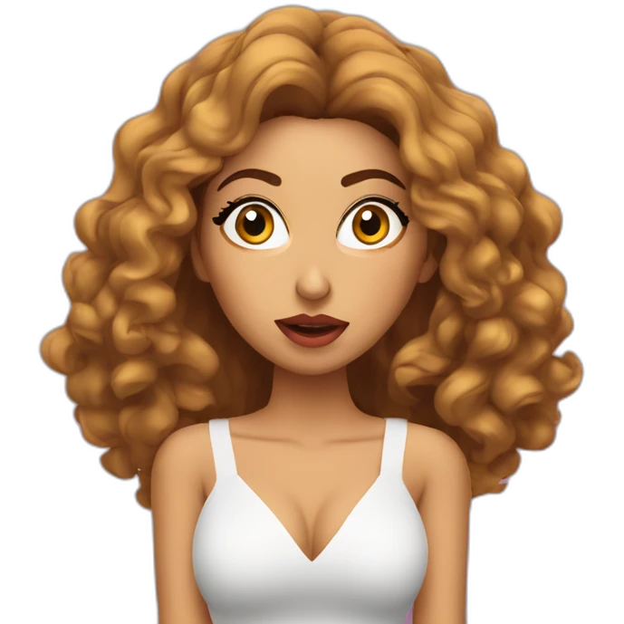 myriam fares scared emoji