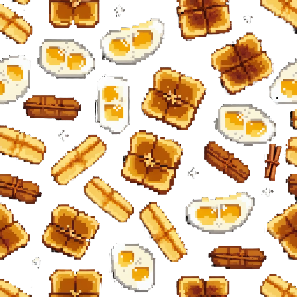 torrijas, Spanish sweet dish, fried bread slices soaked in milk and honey with cinnamon emoji