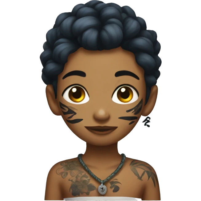 Sukuna with tattoos  emoji