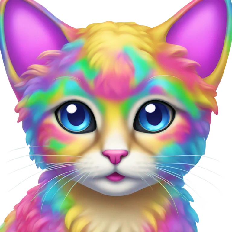 Lisa frank angel cat  emoji