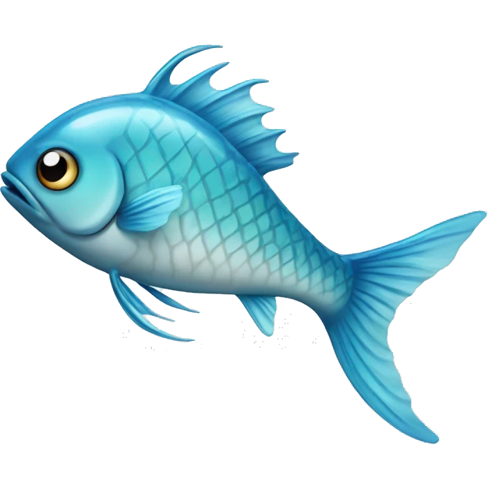 Fish with glaces emoji