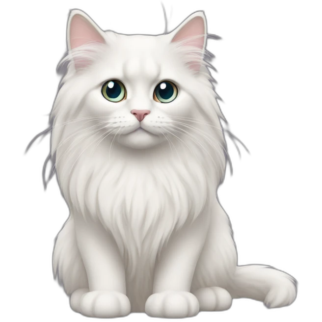 Lilawhitebritishlonghaircat emoji