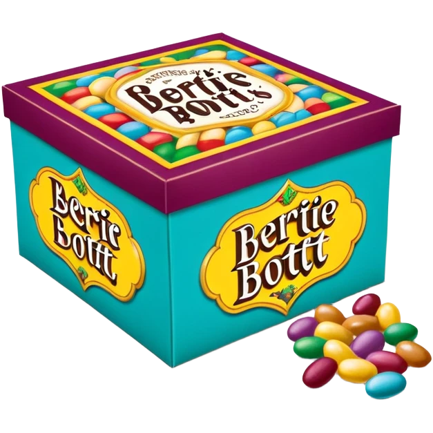 Bertie bott’s every flavour beans box emoji