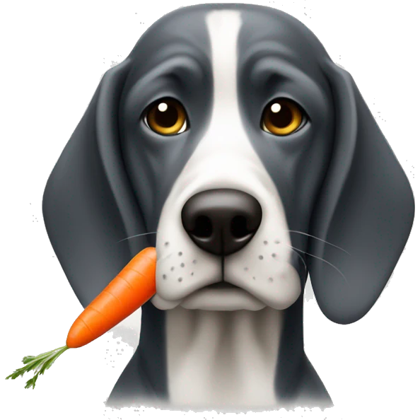 Snoopdog smoking a carrot emoji