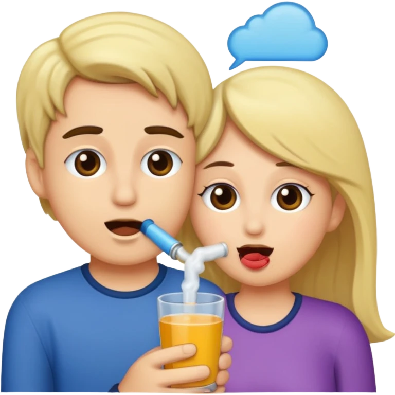 couple blowjob emoji