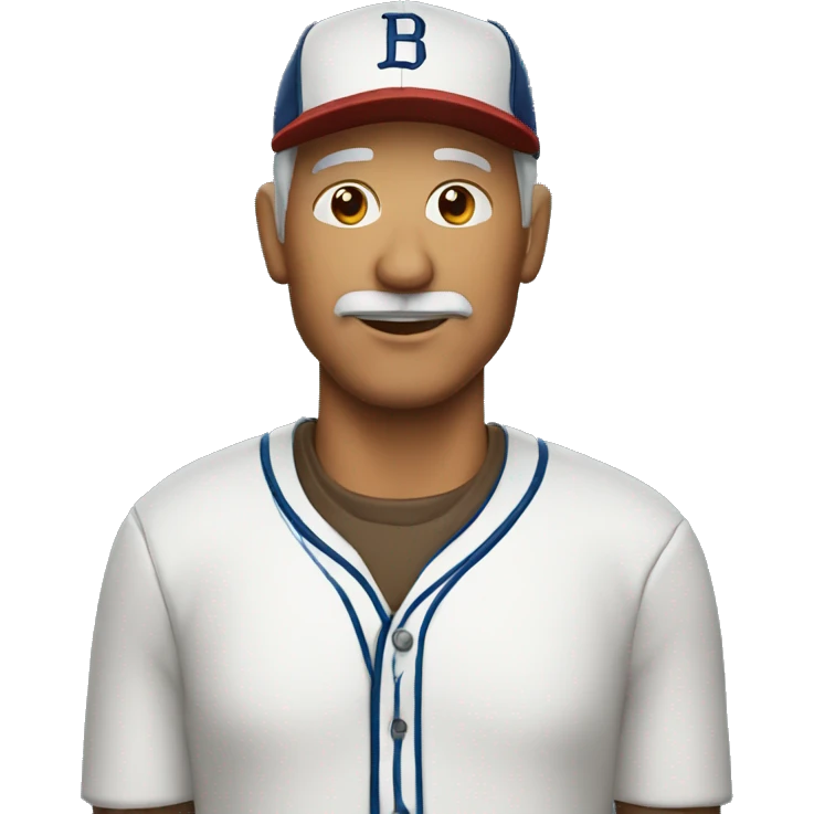 older man with baseball hat emoji