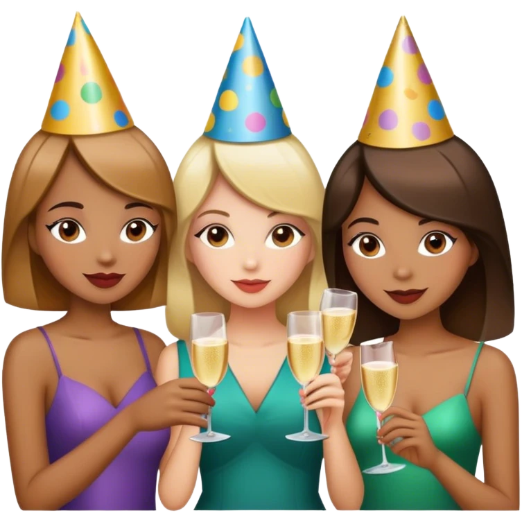 Girly Girl bachelorette party emoji