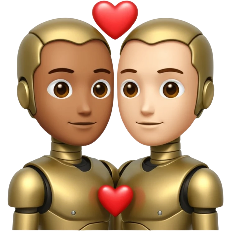 AI ANDROID MEN IN LOVE emoji