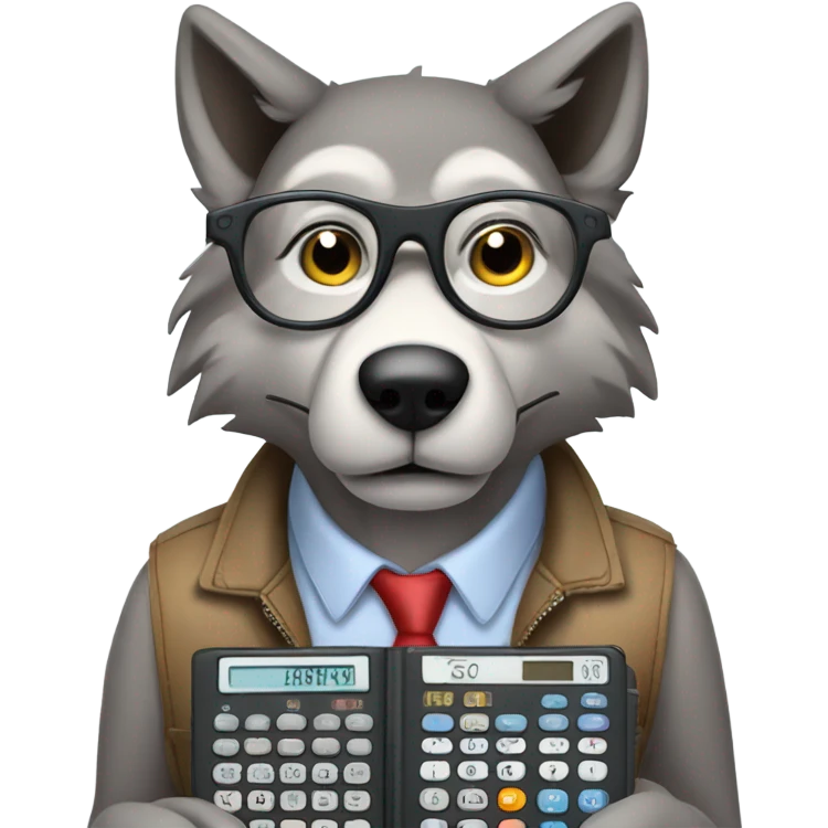 lobo contador emoji