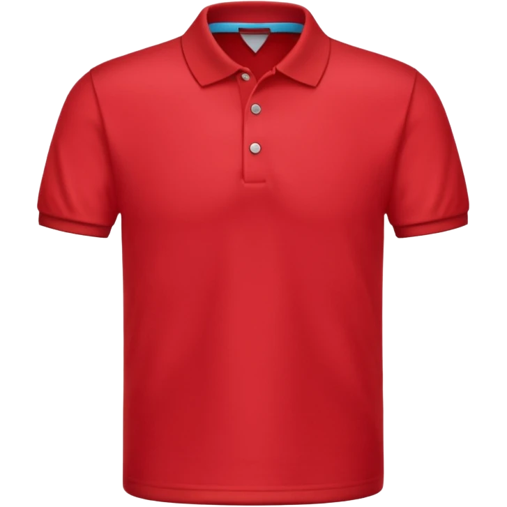 red polo clean no logos emoji