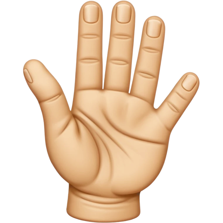 Un dedo con forma de T emoji