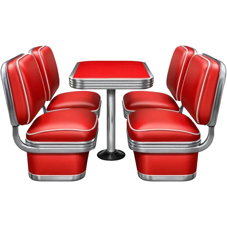 1950s diner seats emoji