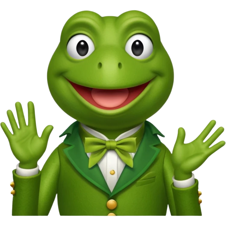 kermit the frog saying applause applause applause emoji