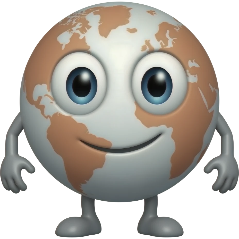 A ball with legs without arms emoji