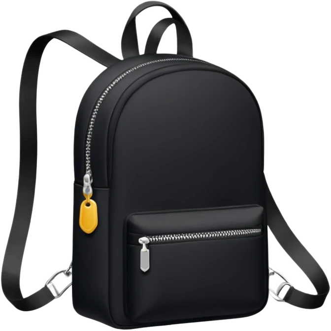 sac a dos plat noir emoji