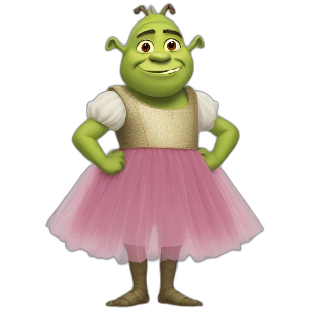shreck avec un tutu emoji