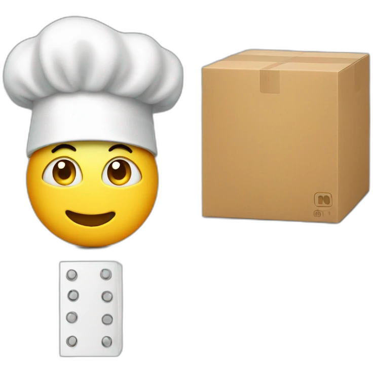 Box with chef hat emoji