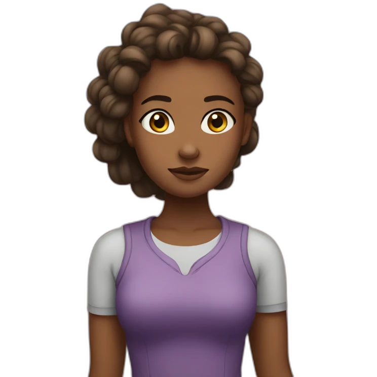 Courage strong girl  emoji