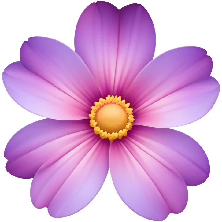 Light pink pastel purple gradients flower emoji