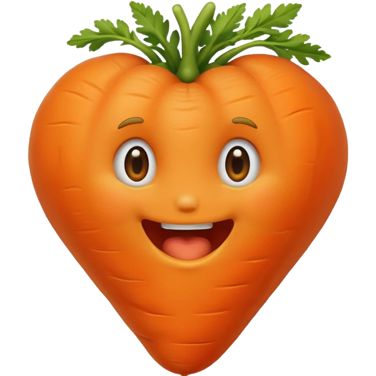 carrot in mouth emoji