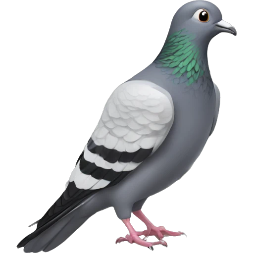PIGEON POWDERING THE OLIVE BRANCH emoji