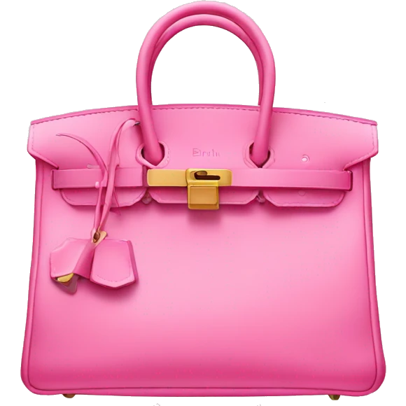 Birkin bag pink  emoji