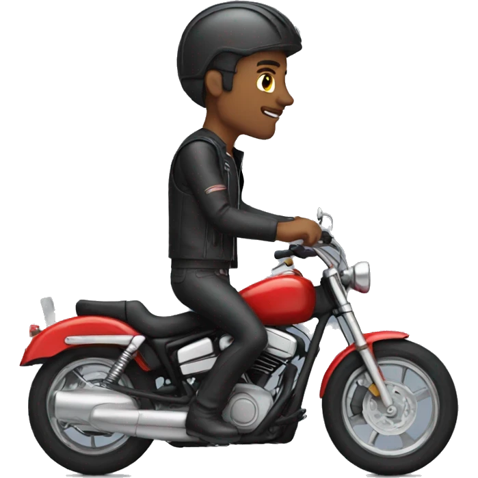 Biker guy emoji