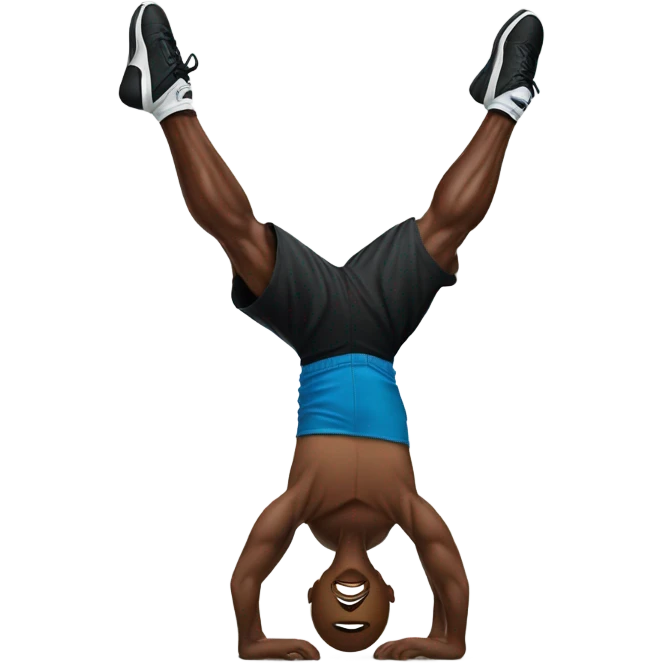 michael jordan doing a handstand emoji