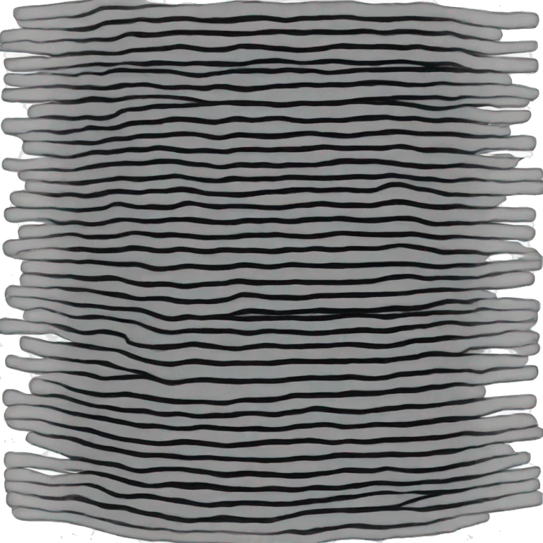 Filter icon with three horizontal black lines big to small  emoji